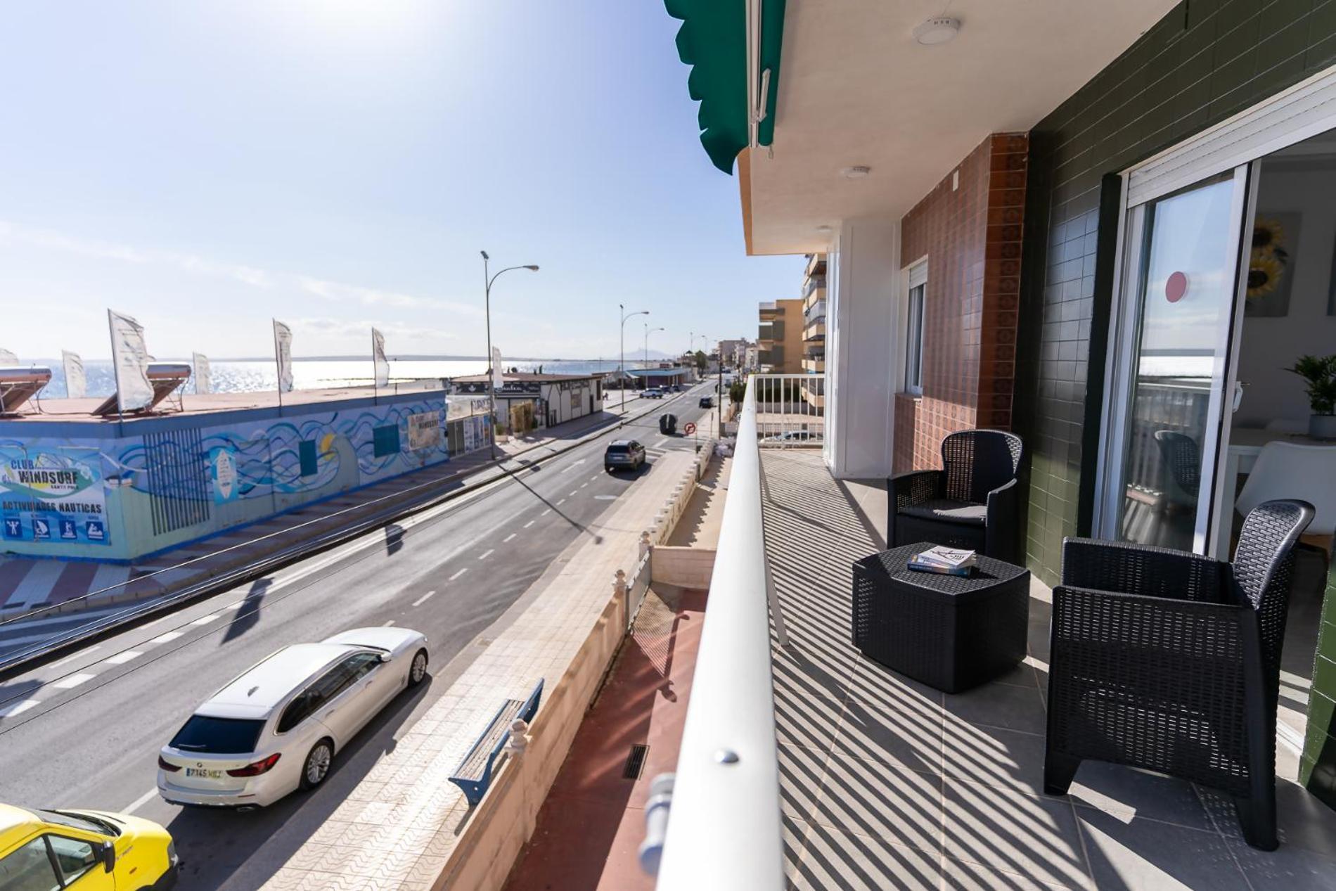 Rentafive Primera Linea Terraza Reformado Санта Пола Экстерьер фото