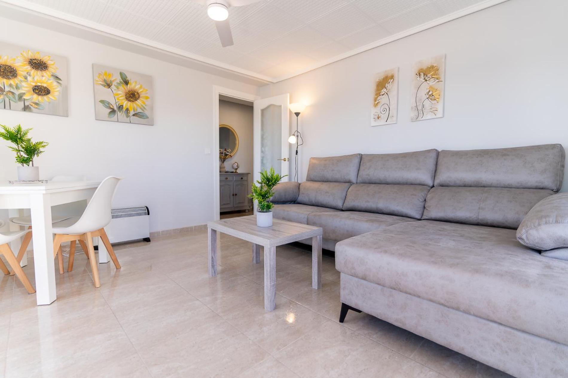 Rentafive Primera Linea Terraza Reformado Санта Пола Экстерьер фото