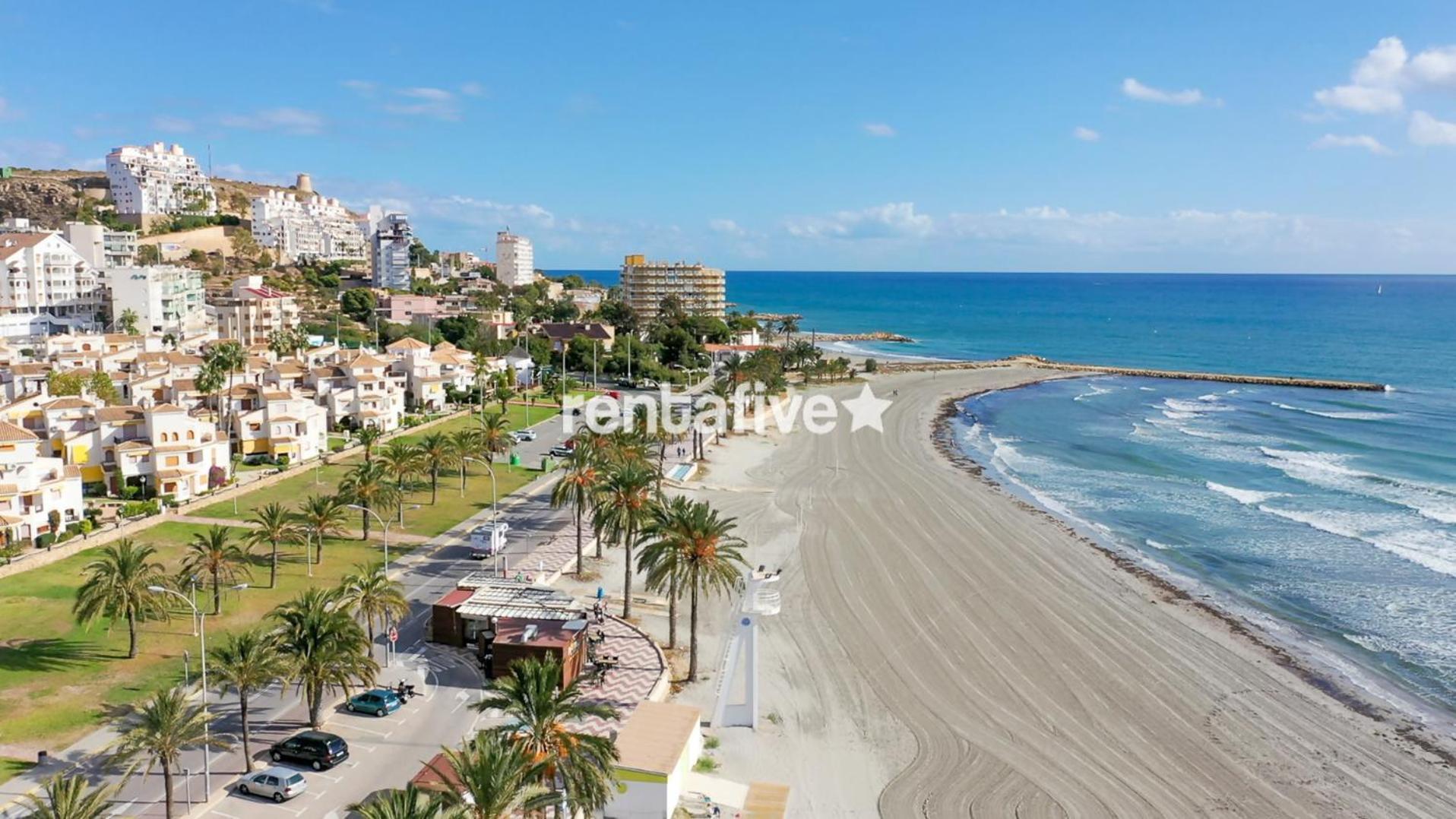 Rentafive Primera Linea Terraza Reformado Санта Пола Экстерьер фото
